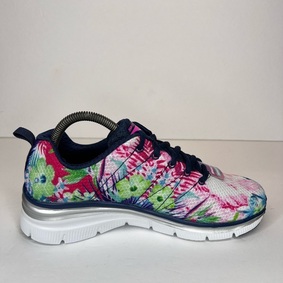 Skechers Fashion-Fit Spring Essential Navy/Multi Floral 12708/NVMT Sz 8M NWT! - Picture 10 of 16